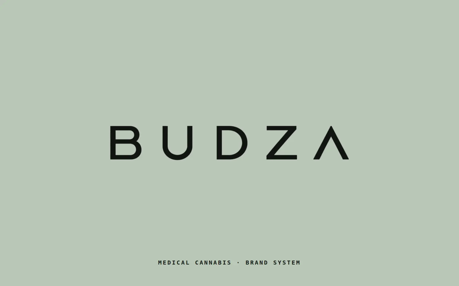 BUDZA — Branding & Website for a Medical Cannabis Brand, campaign visual