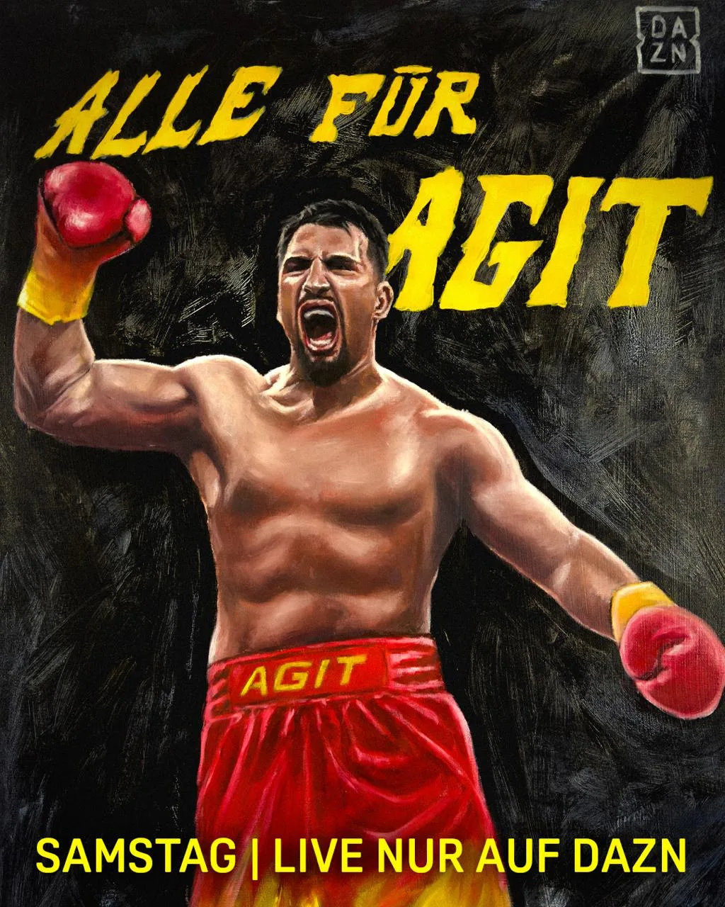 DAZN — 3 Events, PPV Record, Sold Out, campaign visual